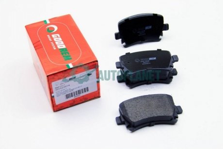 Тормозные колодки зад Caddy III/Golf V/Audi A4 03- Goodrem RM1017