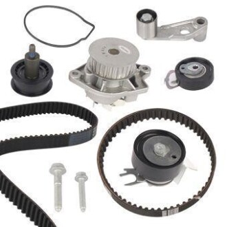 Комплект ГРМ + помпа Skoda Fabia/Octavia 00-13/VW Caddy/Golf/Polo 1.4 16V 99-08 (20x130z/17x58z) (PA674) GRAF KP674-1