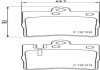 Гальмівнi колодки зад. DB CLC-Series (W203)/SLK-Series (W171)/CLK-Series (W209)/C-Series (W203)/E-Series (W210)/C-Series (W202) (93-11) HELLA 8DB 355 008-451 (фото 2)