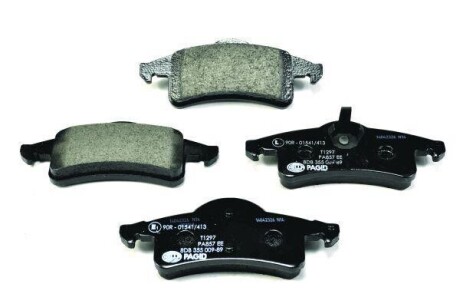 Колодки гальмівні дискові комплект задні HELLA 8DB355009891