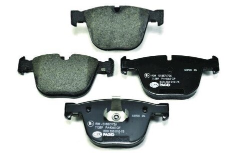 Гальмівні колодки дискові зад. Bmw E60/65/X5 (E70, F15),/X6 (E71, E72) 3.0-4.4 08- HELLA 8DB 355 010-751
