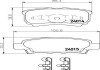 Гальмівні колодки дискові зад. Citroen C4/ Jeep Compass, Patriot/ Mitsubishi Lancer, Outlander, Pajero/ Peugeot 4007 1.6-3.8V6 04.00- HELLA 8DB 355 010-811 (фото 2)
