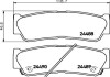Гальмівні колодки дискові зад. Hyundai Santa Fe II 06- HELLA 8DB 355 013-081 (фото 1)