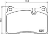 Гальмівні колодки пер.RANGE ROVER III/RANGE ROVER SPORT 2.7D-4.4 05-13 HELLA 8DB355013-201 (фото 2)
