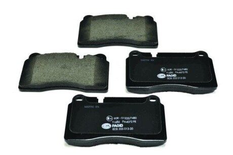 Гальмівні колодки пер.RANGE ROVER III/RANGE ROVER SPORT 2.7D-4.4 05-13 HELLA 8DB355013-201