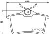 Гальмівні колодки дискові зад. Citroen Berlingo/Peugeot Partner 1.6, 1.6 HDi 75, 90, 110 04/08- HELLA 8DB 355 014-081 (фото 2)