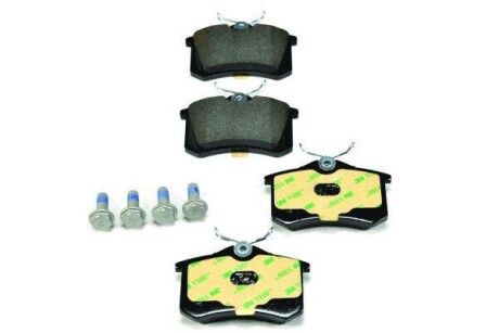 Гальмівні колодки зад. Golf III/IV/Passat/Audi A4/A6 (Lucas) HELLA 8DB355017-711