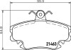 Гальмівні колодки пер. Logan 05-/Megane 96-03/Clio 91-05 (з датчиком) HELLA 8DB355018-131 (фото 1)