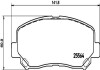 Колодки гальмівні дискові комплект передні HELLA 8DB355020511 (фото 1)