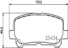 Колодки гальмівні дискові HELLA 8DB 355 020-601 (фото 1)