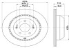 Гальмівний диск задн. Kia Sorento 15- HELLA 8DD355131-881 (фото 1)