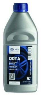 Рідина гальмівна DOT 4, 1 л HELLA 8DF355360021