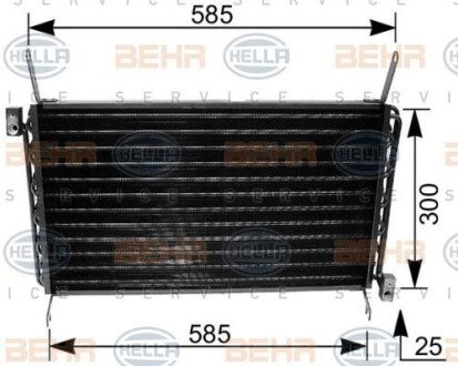 Конденсер кондиціонера HELLA 8FC 351 035-671