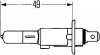 Лампа розжарювання, H1 24V 70W P 14,5s HELLA 8GH002089-251 (фото 2)