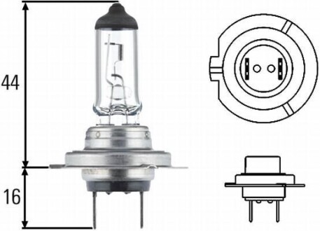 H7DP (двойная сила!) 24V 70W Автолампа **HEAVY DUTY EXPERT** LONGER LIFETIME, VIBRATION RESISTANT HELLA 8GH 007 157-231