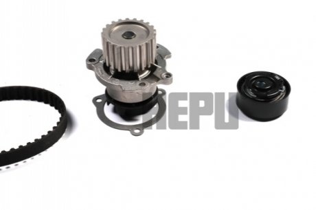 Комплект ГРМ, пас+ролик+помпа HEPU PK06253