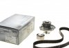 Комплект ГРМ, пас+ролик+помпа HEPU PK10581 (фото 1)