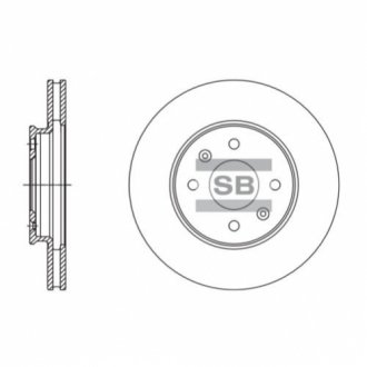 Гальмівний диск Hi-Q (SANGSIN) SD1110