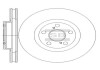 Диск гальмівний (кратно 2) передній (вентильований) Toyota Corolla (07-) (D=273.0mm) HI-Q Hi-Q (SANGSIN) SD4066 (фото 1)