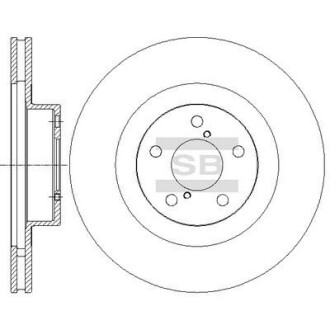 Диск гальмівний Hi-Q (SANGSIN) SD4701
