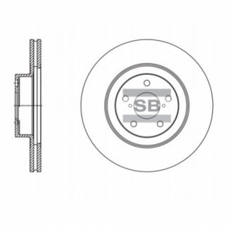 Тормозной диск Hi-Q (SANGSIN) SD4703
