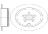 Диск гальмівний (кратно 2) задній Subaru Legacy V (09-) (D=285.8mm) HI-Q Hi-Q (SANGSIN) SD4706 (фото 1)