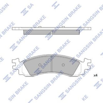 Колодки тормозные передние Ford Explorer (06-), Taurus (11-) Hi-Q (SANGSIN) SP1510