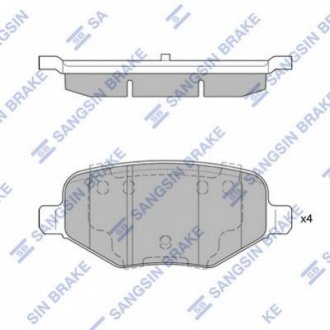 Колодка гальм. диск. FORD EXPLORER 15- задн. (вир-во SANGSIN) Hi-Q (SANGSIN) SP1621