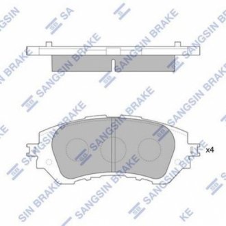 Тормозные колодки Hi-Q (SANGSIN) SP1780