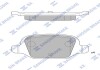 Колодки гальмівні задні Fiat Panda (10-), 500C (312) (09-) HI-Q Hi-Q (SANGSIN) SP1823 (фото 1)
