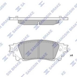 Колодки дискового тормоза Hi-Q (SANGSIN) SP1827