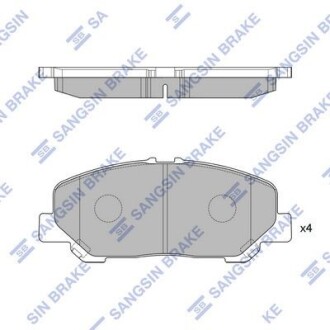 Колодки дискового тормоза Hi-Q (SANGSIN) SP2183