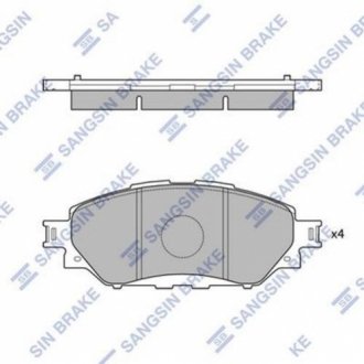 Тормозные колодки Hi-Q (SANGSIN) SP4243