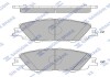Колодки гальмівні передні Toyota Corolla (19-) HI-Q Hi-Q (SANGSIN) SP4340 (фото 1)