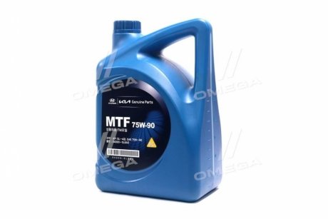 Масло трансмисс. / MTF Gear Oil 75W-90 04300-5L6A0 (Канистра 6л) Hyundai/Kia/Mobis 043005L6A0 (фото 1)