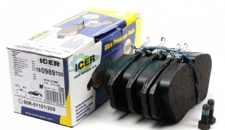 Колодки тормозные ICER 180989-700 (фото 1)