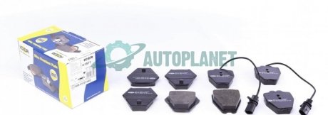 Колодки гальмівні (передні) Audi A4 97-01/A6 97-05/VW Passat B5 00-05/Phaeton 02-08 (+датчики) ICER 181571