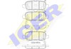 Колодки гальмівні (задні) Nissan Juke/Leaf/Cube 10-/Murano/Teana 08-14/X-Trail/Tiida/Pulsar 13- ICER 181901-203 (фото 1)
