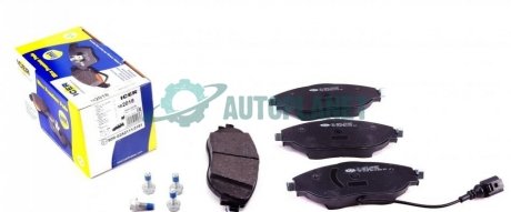 Колодки гальмівні (передні) Audi Q3 18-/A3/Skoda Octavia/VW Passat B6-B8/Golf/Tiguan 12- (+датчик) ICER 182018
