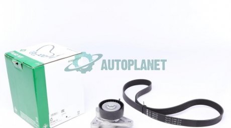 Комплект ременя генератора Audi A3/Skoda Kodiaq/VW Arteon 1.6D/2.0D 12-, (6PK 1033) INA 529 0367 10 (фото 1)