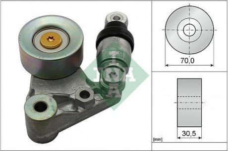 Натяжник ременя генератора Nissan Patrol 3.0 07- INA 534 0629 10