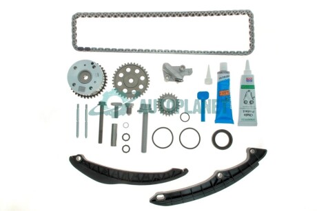 Комплект цепи ГРМ VW Golf V 1.4TSI, 10/03 - 02/09, 90/103/125kw, (z=130/18-23/36/36), BLG,BMY,CAXA INA 559 0154 31 (фото 1)