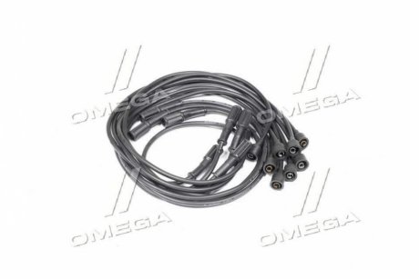 Провода зажигания ЗИЛ 130,ГАЗ 53 силикон, черные (компл. 9шт.) Janmor 130-3707080