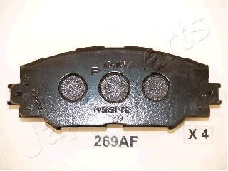 TOYOTA колодки гальмівні передн. Auris,Corolla,RAV-4 05- JAPANPARTS PA-269AF