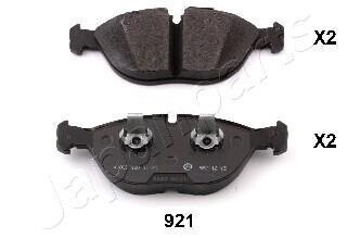 CHRYSLER гальмівні колодки перед.Crossfire, DB 4,3/5,5 W202/210 AMG 97- JAPANPARTS PA-921AF