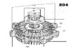 SUZUKI віскомуфта Grand Vitara 2,0-2,5 -03 JAPANPARTS VC-804 (фото 3)