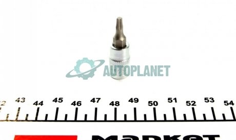 Бита Torx T15 + адаптер под ключ 1/4 JBM 10130