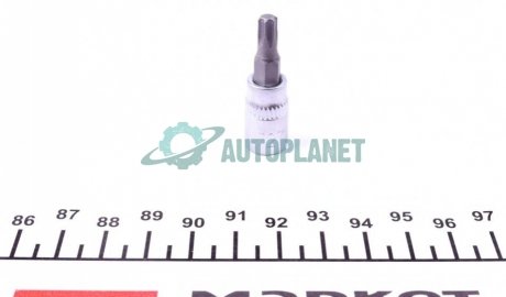 Бита Torx T27 + адаптер под ключ 1/4 JBM 10133