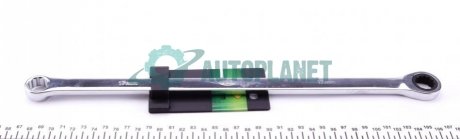 Ключ 12-гранний плоский-кільцевий подовжений з тріскачкою (17mm) JBM 13460 (фото 1)