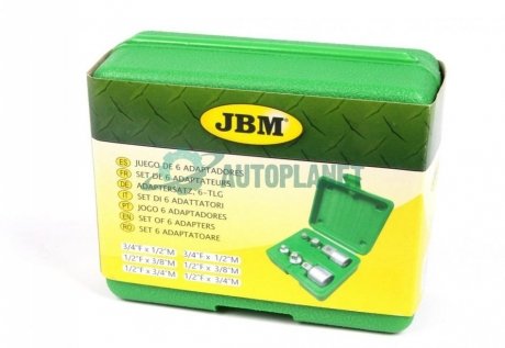 Набір адаптерів (6 шт) JBM 51333